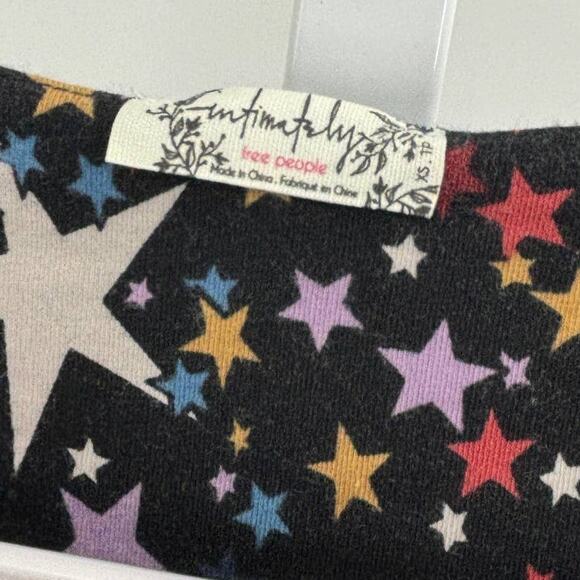 Free People Girls Like Us Star Print Black Bodysuit - Picture 10 of 12